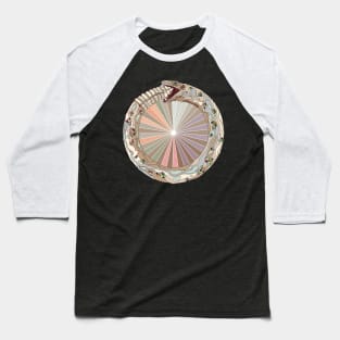 Ouroboros tan with rays Baseball T-Shirt